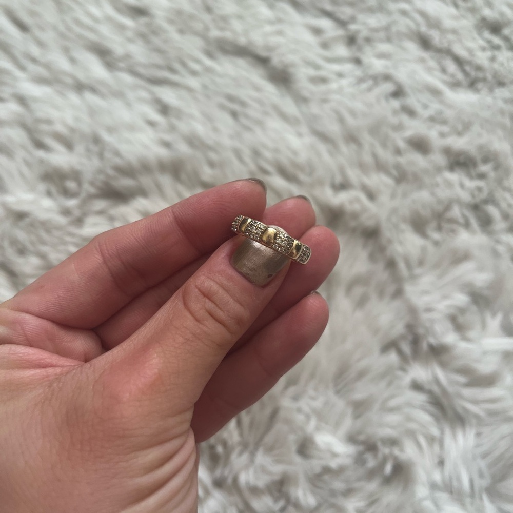 Mejuri pave diamond soft Charlotte ring size 5 - Picture 5 of 10